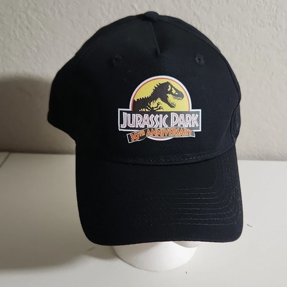 Universal Hat Jurassic Park 30th Anniversary black baseball hat